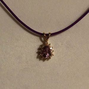 NWOT. Beautiful lilac costume jewelry!